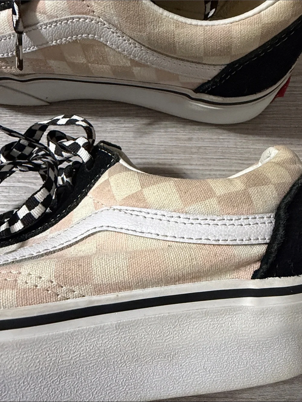 Unisex Checkered Vans shoes